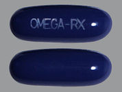 Prenate Restore: This is a Capsule imprinted with OMEGA-RX on the front, nothing on the back.