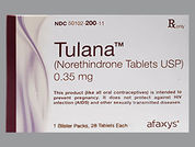 Tulana: This is a Tablet imprinted with S on the front, 14 on the back.