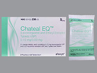 Chateal Eq 0.15-0.03 Tablet