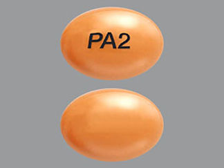 This is a Capsule imprinted with PA2 on the front, nothing on the back.