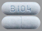 Sotalol: This is a Tablet imprinted with B104 on the front, nothing on the back.