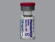 Phenobarbital Sodium: This is a Vial imprinted with nothing on the front, nothing on the back.