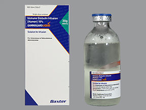 Gammagard Liquid efectos secundarios y detalles de la droga