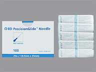 Precisionglide 27Gx1.5" Needle Disposable