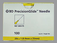 B-D Needles 30Gx1" Needle Disposable