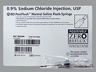 Normal Saline 0.9% (package of 5.0 ml(s)) Syringe