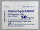 Diphenhydramine Hcl 50Mg/Ml (package of 1.0 ml(s)) Syringe