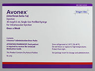 Avonex Administration Pack 30Mcg/.5Ml (package of 1.0) Syringe Kit