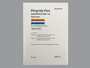 Plegridy: This is a Pen Injector imprinted with nothing on the front, nothing on the back.