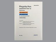 Plegridy 125Mcg/0.5 (package of 1.0 ml(s)) Pen Injector
