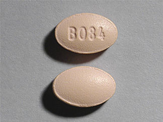 This is a Tablet imprinted with B084 on the front, nothing on the back.