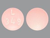 Desvenlafaxine Succinate Er: This is a Tablet Er 24 Hr imprinted with L  349 on the front, nothing on the back.