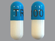 Trimipramine Maleate: This is a Capsule imprinted with TR100 on the front, nothing on the back.