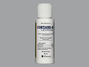 Cortane-B: This is a Lotion imprinted with nothing on the front, nothing on the back.