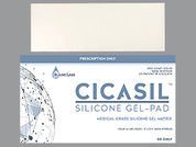 Cicasil: This is a Pad imprinted with nothing on the front, nothing on the back.