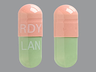 This is a Capsule Dr imprinted with RDY on the front, LAN on the back.