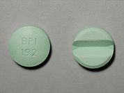 Isordil: This is a Tablet imprinted with BPI  192 on the front, nothing on the back.