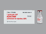 Azactam 1 G (package of 1.0) Vial