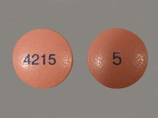 Esto es un Tableta imprimido con 5 en la parte delantera, 4215 en la parte posterior, y es fabricado por None.