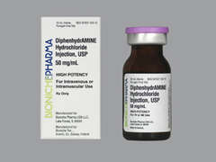 This is a clear Vial imprinted with nothing on the front, nothing on the back, and is manufactured by MYLAN INSTITUTI.