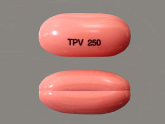 This is a Capsule imprinted with TPV 250 on the front, nothing on the back.