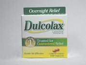 Dulcolax: This is a Tablet Dr imprinted with BI on the front, 12 on the back.