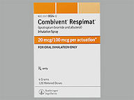 Inhalador En Nebulizador de 20-100Mcg (package of 4.0 gram(s)) de Combivent Respimat