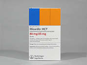 Micardis Hct: Esto es un Tableta amarillo oblongo imprimido con logo and H9 en la parte delantera, nada en la parte posterior, y es fabricado por BOEHRINGER ING..
