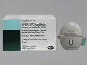 Spiriva: This is a Capsule With Inhalation Device imprinted with TI 01 on the front, logo on the back.