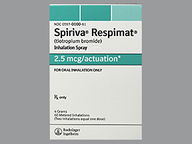 Spiriva Respimat 2.5Mcg (package of 4.0 gram(s)) Mist Inhaler