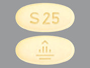 Jardiance: This is a Tablet imprinted with S 25 on the front, logo on the back.