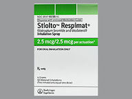 Inhalador En Nebulizador de 2.5-2.5Mcg (package of 4.0 gram(s)) de Stiolto Respimat