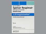 Spiriva Respimat: This is a Mist Inhaler imprinted with nothing on the front, nothing on the back.