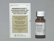 Diphenoxylate-Atropine: This is a orange Liquid imprinted with nothing on the front, nothing on the back, and is manufactured by HIKMA PHARMACEU.