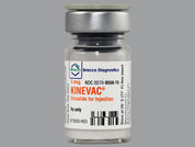 Kinevac: This is a Vial imprinted with nothing on the front, nothing on the back.