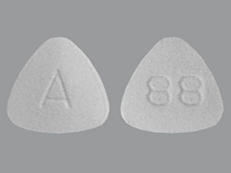 This is a Tablet imprinted with A on the front, 88 on the back.