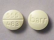 Amiloride Hcl W/Hctz: This is a Tablet imprinted with barr on the front, 555  483 on the back.