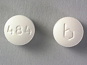 Leucovorin Calcium: This is a Tablet imprinted with b on the front, 484 on the back.