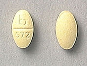 Methotrexate Sodium: Esto es un Tableta imprimido con b  572 en la parte delantera, nada en la parte posterior, y es fabricado por None.