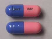 Hydroxyurea: This is a Capsule imprinted with barr on the front, 882 on the back.