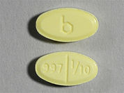 Fludrocortisone Acetate: This is a Tablet imprinted with b on the front, 997 1/10 on the back.