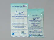 Enpresse: This is a multi-color (4) round Tablet imprinted with dp on the front, 510 or 511 or 512 or 519 on the back, and is manufactured by TEVA USA.