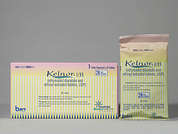 Kelnor 1-35: Esto es un Tableta multicolor (2) redondo imprimido con b en la parte delantera, 14 or 143 en la parte posterior, y es fabricado por TEVA USA.