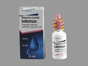 Lotemax: This is a Suspension Drops imprinted with nothing on the front, nothing on the back.