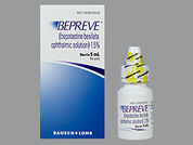 Bepreve: This is a Drops imprinted with nothing on the front, nothing on the back.