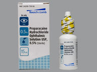 Gotas de 0.5 % (package of 15.0) de Proparacaine Hcl