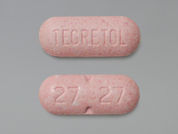 Tegretol: Esto es un Tableta imprimido con TEGRETOL en la parte delantera, 27  27 en la parte posterior, y es fabricado por None.