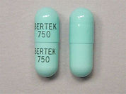 Phenytek: This is a Capsule imprinted with BERTEK  750 on the front, BERTEK  750 on the back.