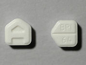 Ativan: This is a Tablet imprinted with A on the front, BPI  64 on the back.