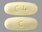 Valsartan: This is a Tablet imprinted with C4 on the front, C on the back.